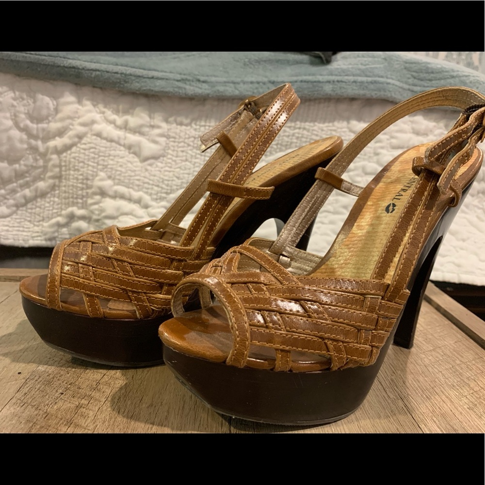 High heeled summer sandals